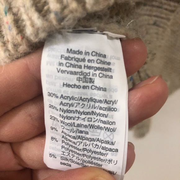 Madewell Chunky Knit Raglan Sweater - Picture 3 of 5